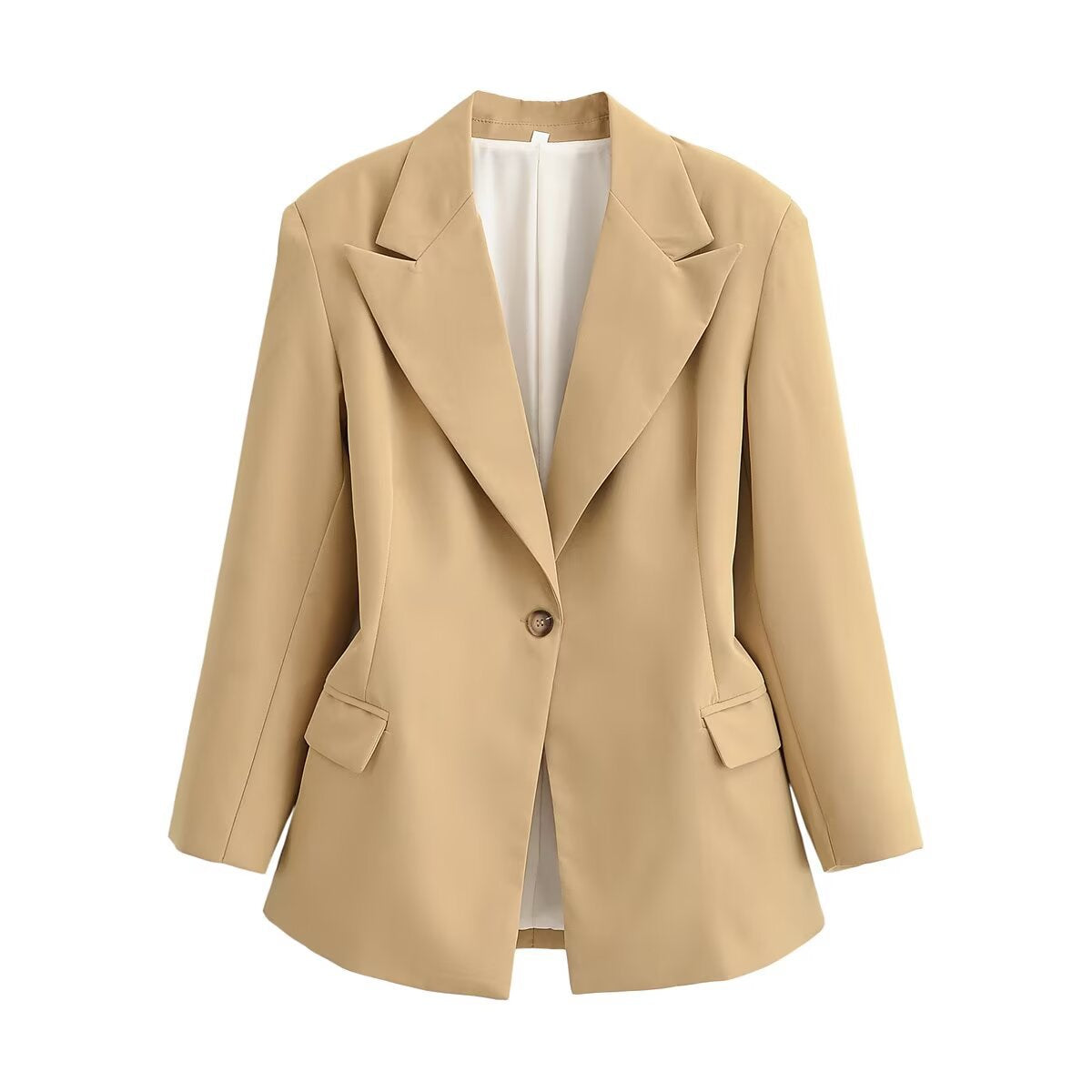 Elegant slim fit lapel jacket