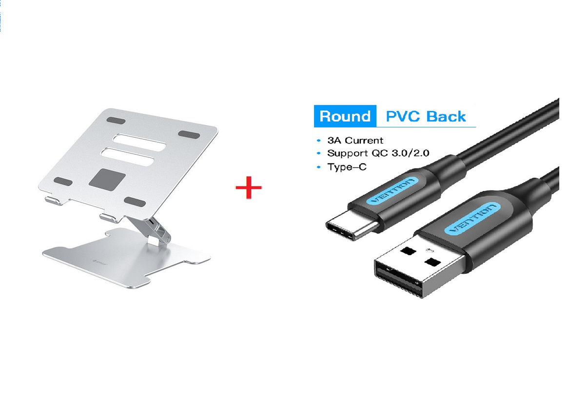 Aluminum Alloy Adjustable Folding Laptop Stand - image 8