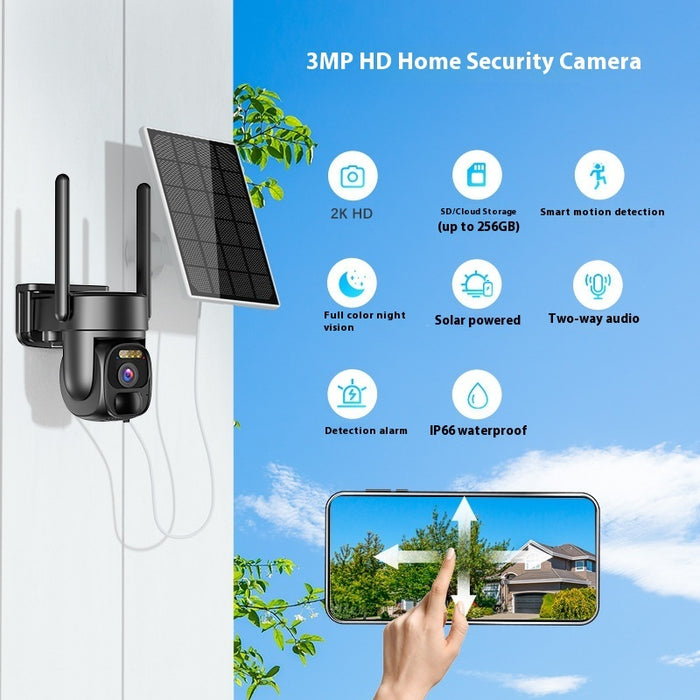 WiFi Security Camera With Solar