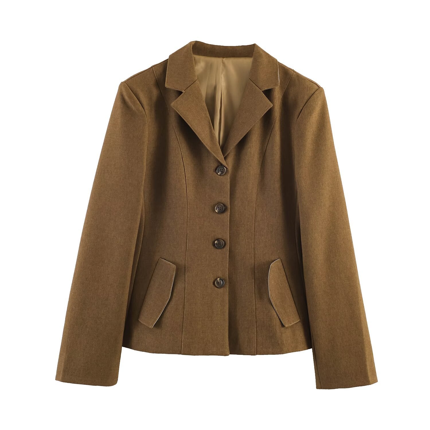 Commuting style casual blend suit jacket