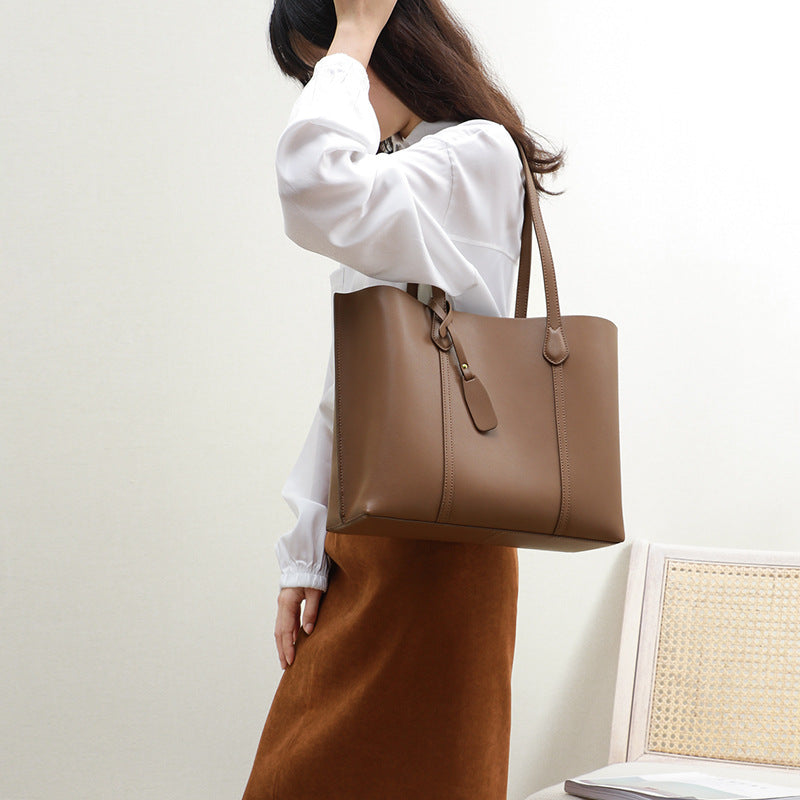 Women's Large-Capacity Leather Shoulder Bag