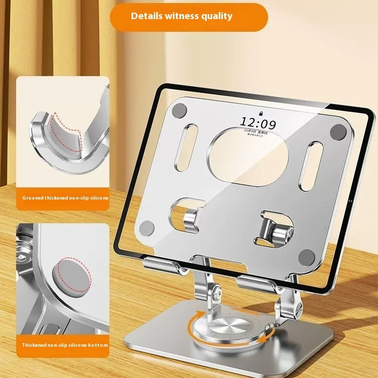 Aluminum Alloy Folding Rotating Tablet Stand - image 2