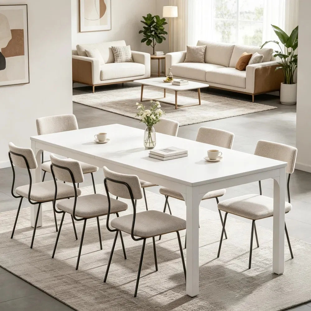 78.7 inch rectangular dining table