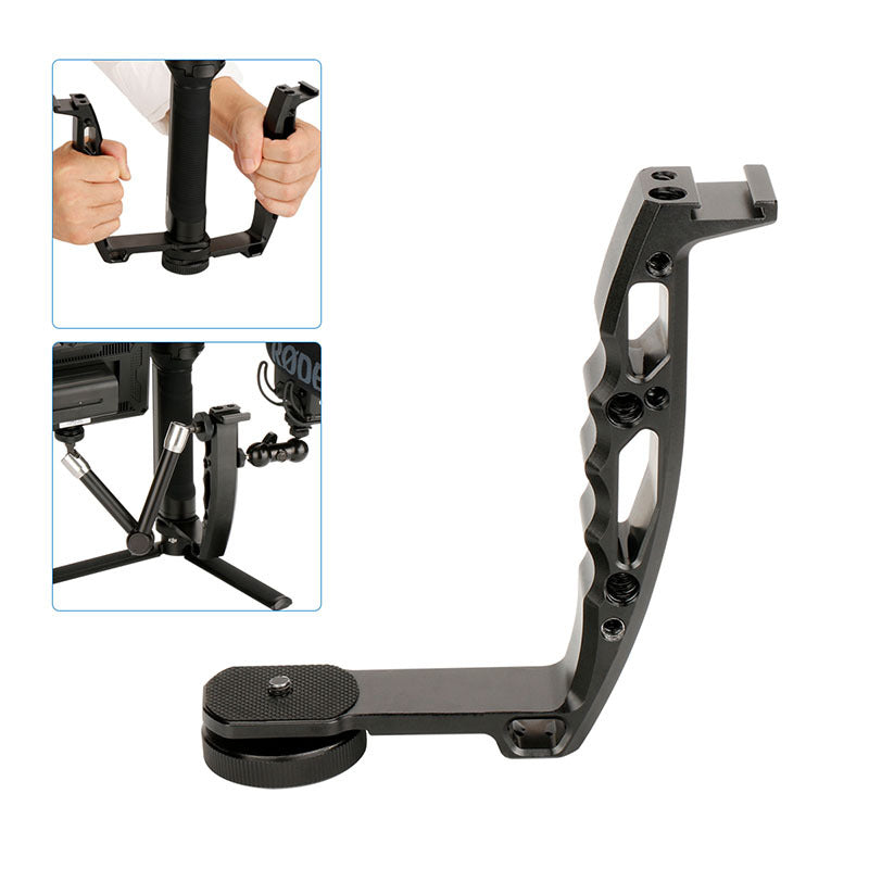 Aluminum L-shaped handle bracket for camera rigs - image 3
