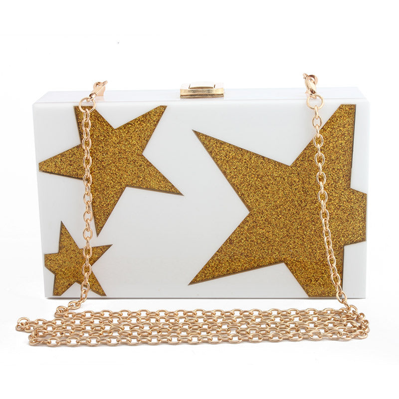 Star acrylic clutch color view
