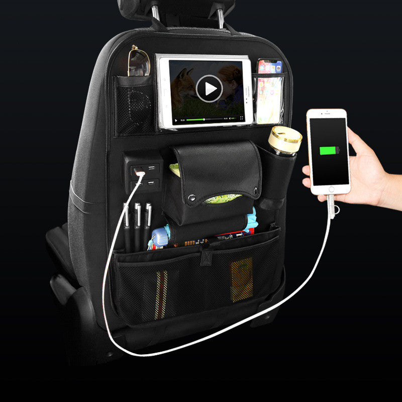 With Tray Car Seat Organizer