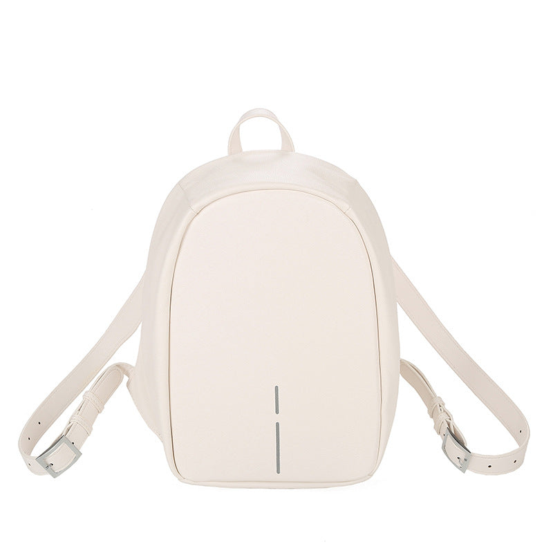Waterproof mini fashion backpack in white
