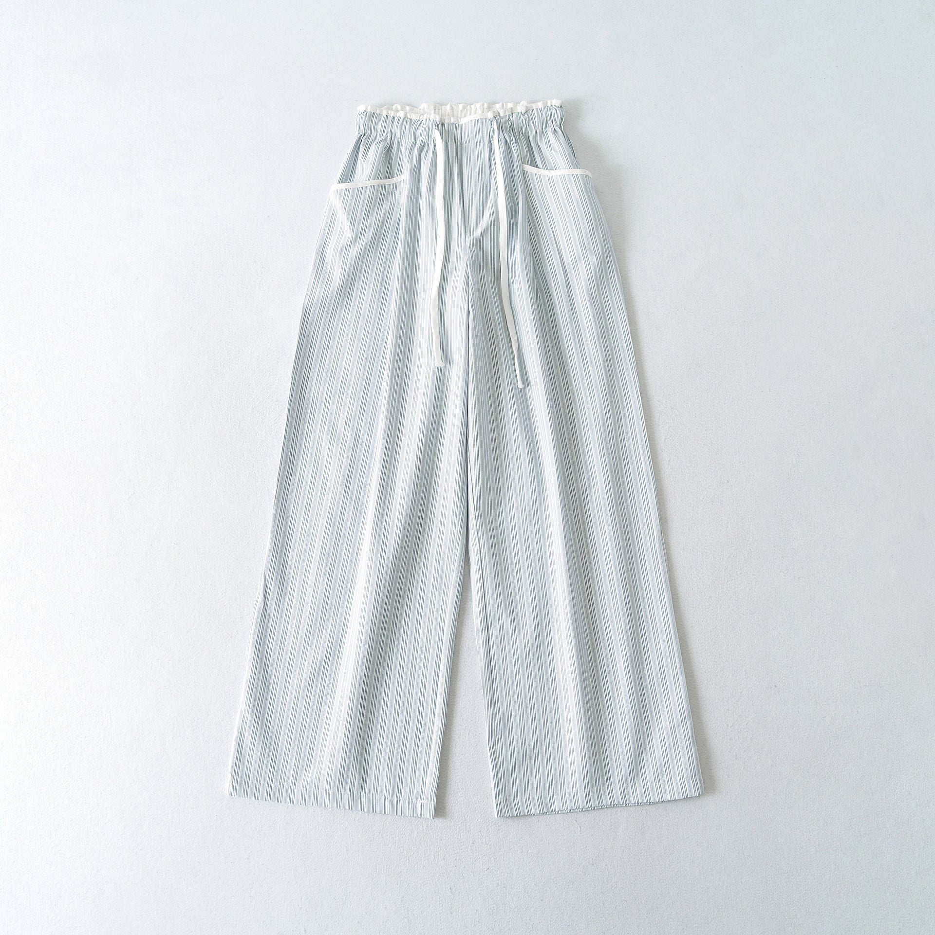 Straight leg wide leg pants