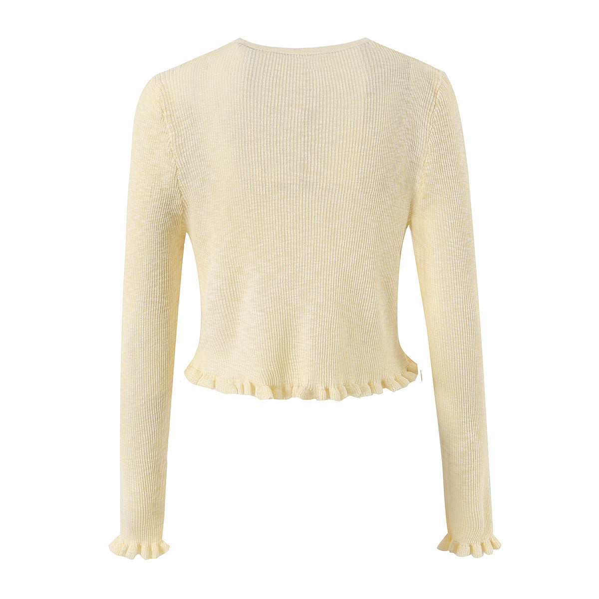 9 Colors Bamboo Knit Cardigan  High-End Design Textured Hollow Thin Knitwear Cover-Up