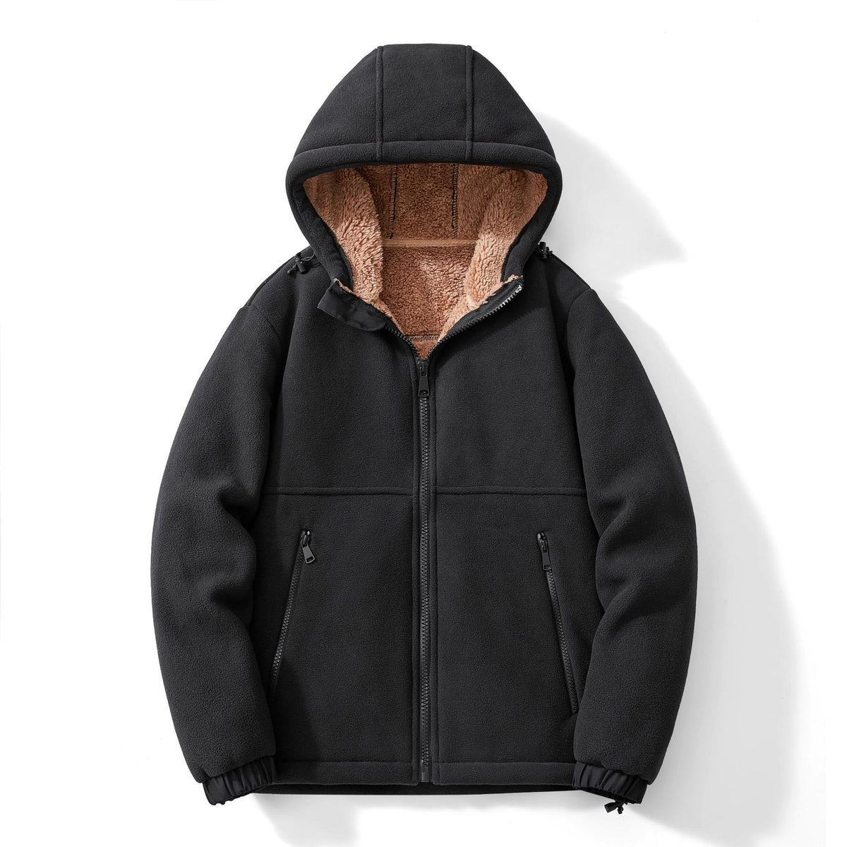 Hooded Fleece-Lined Jacket - image 4