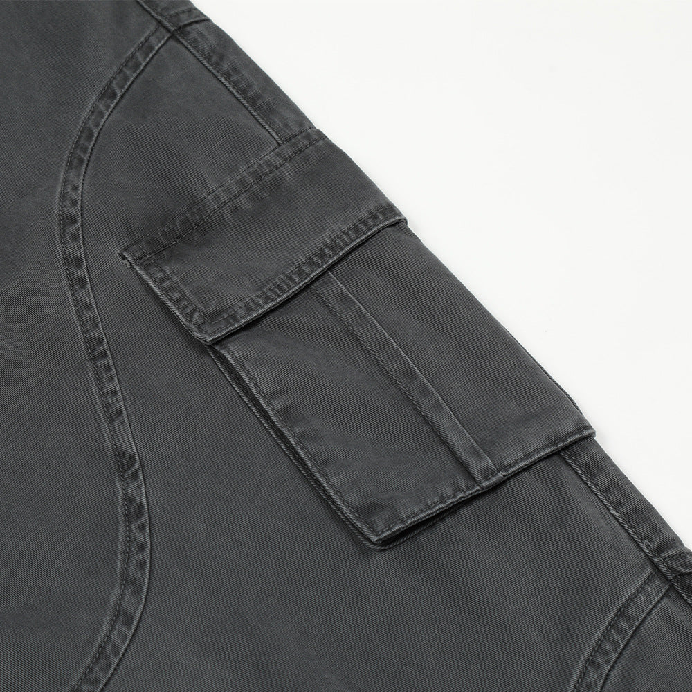 straight wide-leg pants