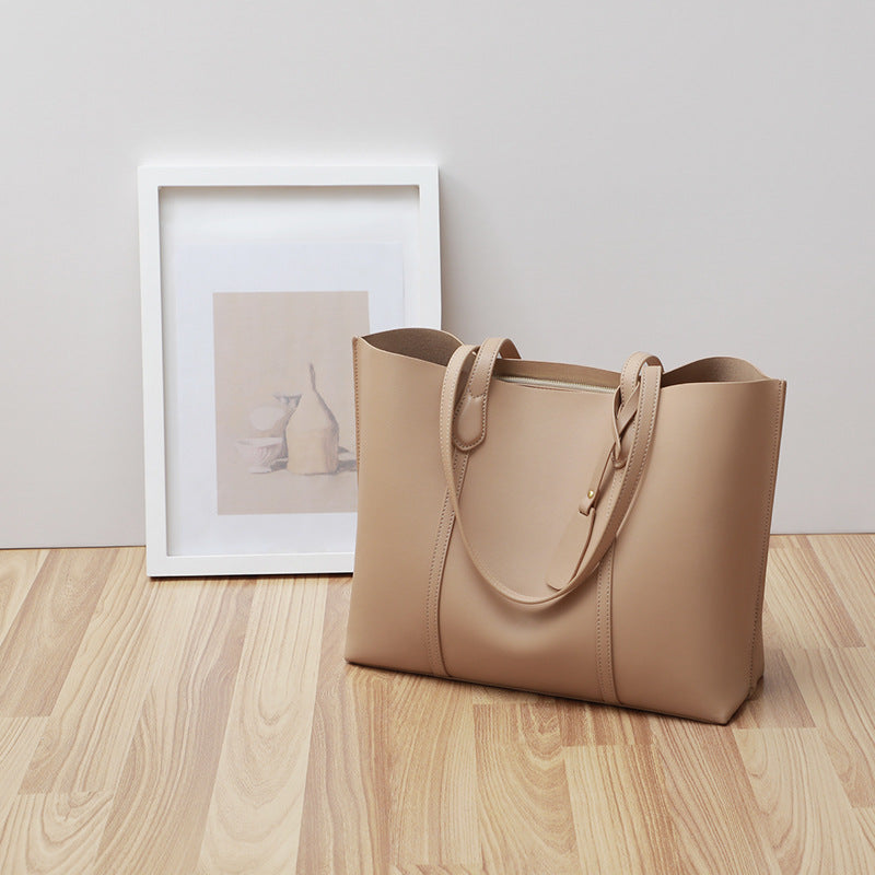 Women's Large-Capacity Leather Shoulder Bag