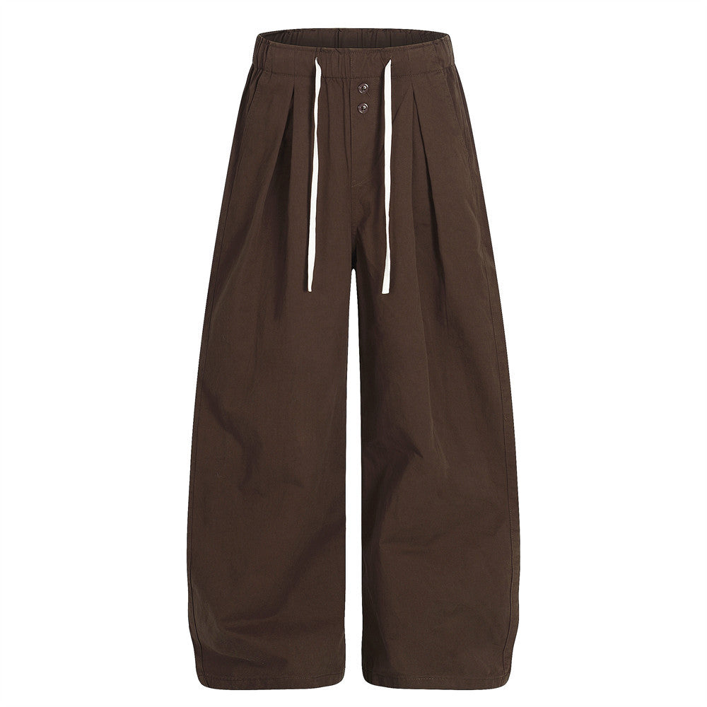 loose wide-leg pants