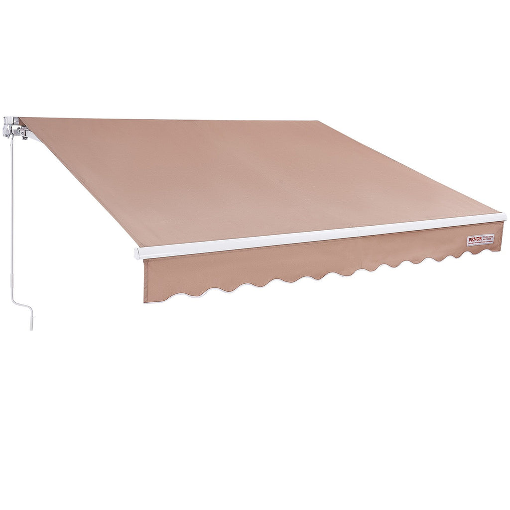 Manual Retractable Patio Awning 12 x 10 ft, Water-Resistant - image 10