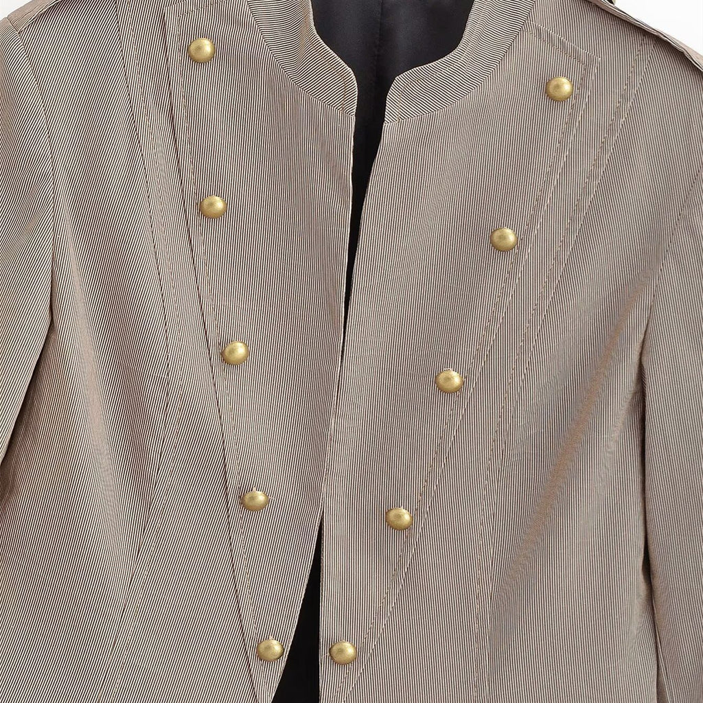 Street button short jacket
