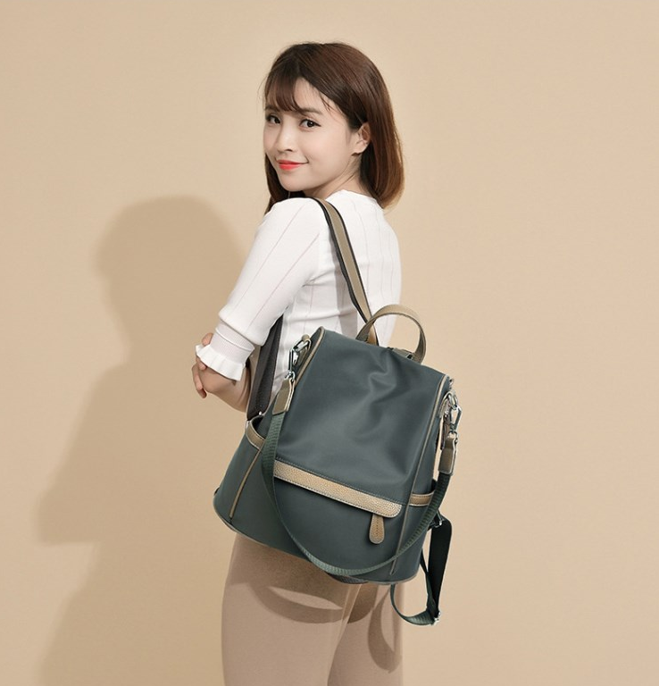 Anti-theft backpack color options