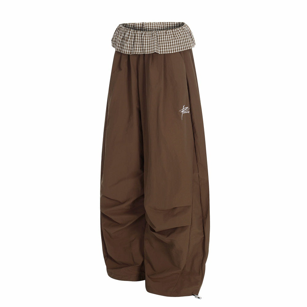 Loose wide leg pants