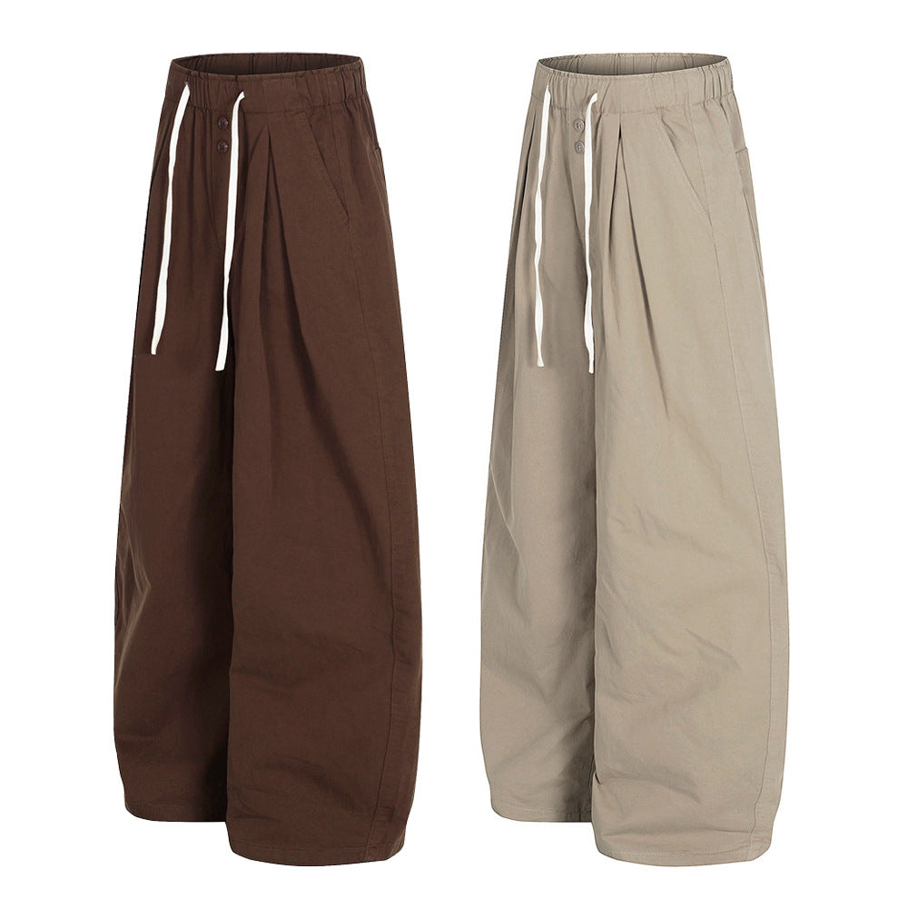 loose wide-leg pants