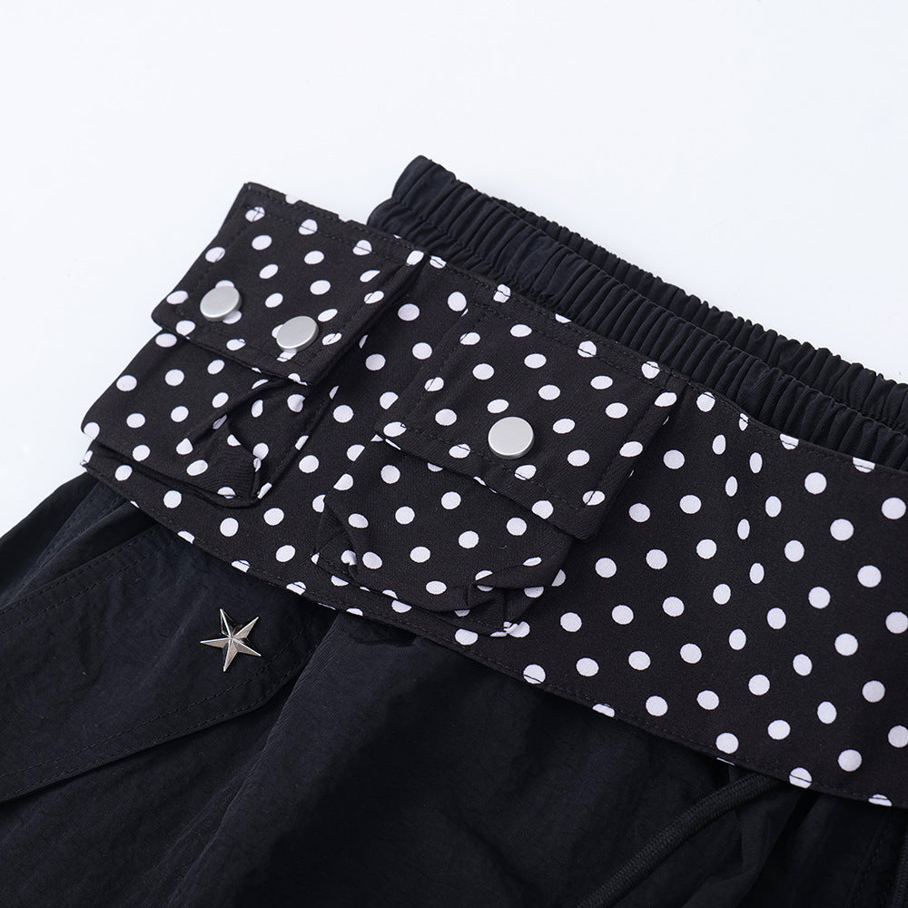 Wide leg sports pants