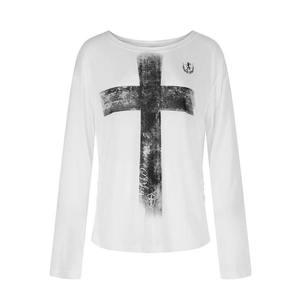 Lightweight Oversized Long Sleeve T-Shirt for Women,Versatile Sun Protection Top