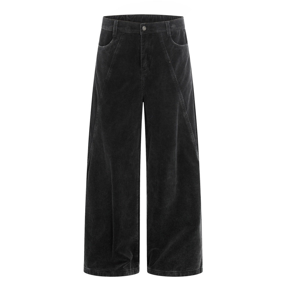 Corduroy wide leg pants