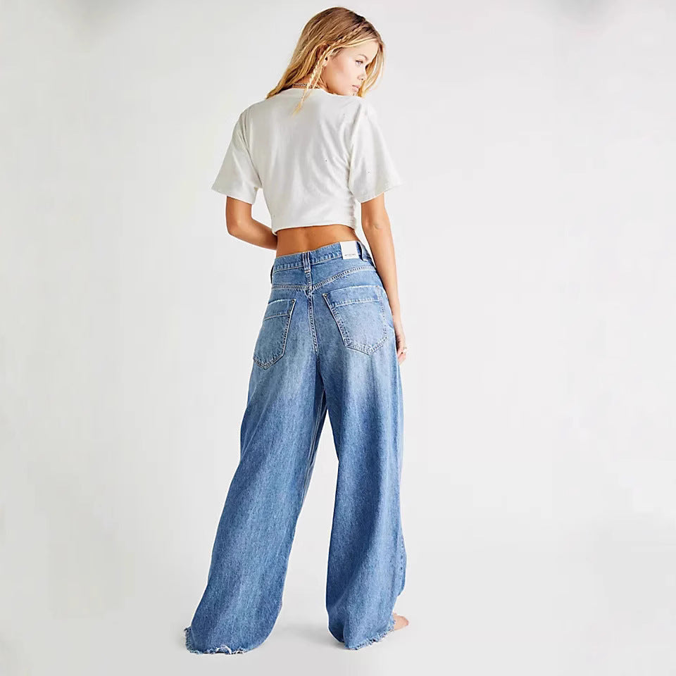 Loose wide leg pants