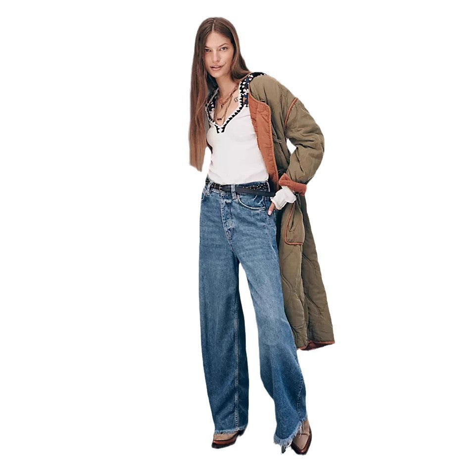 Loose wide leg pants