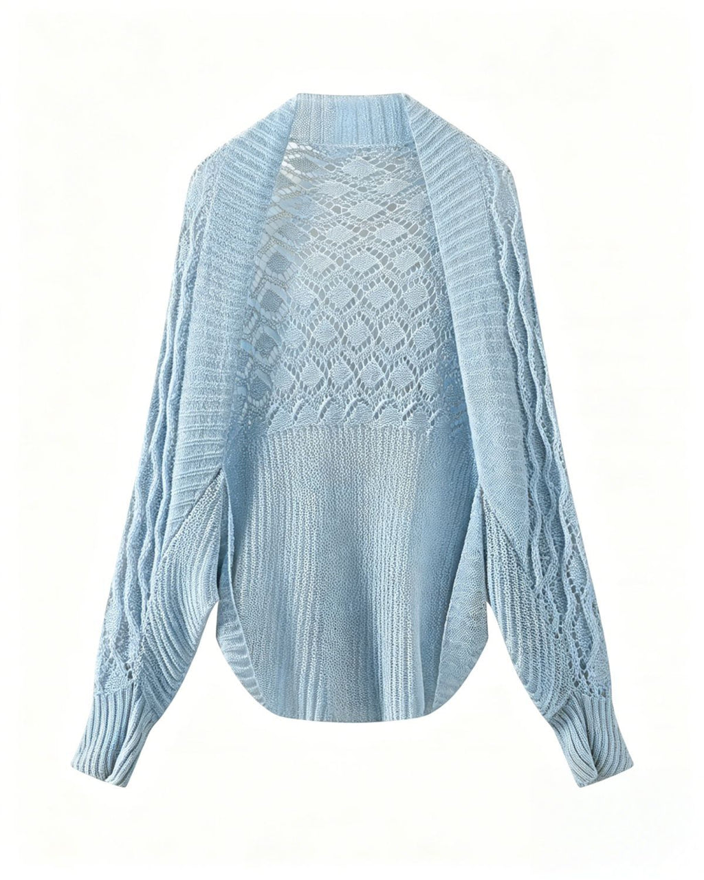 Air-Conditioned Room Cheongsam Dress Outerwear, Short Back Diamond Pattern Cardigan Top
