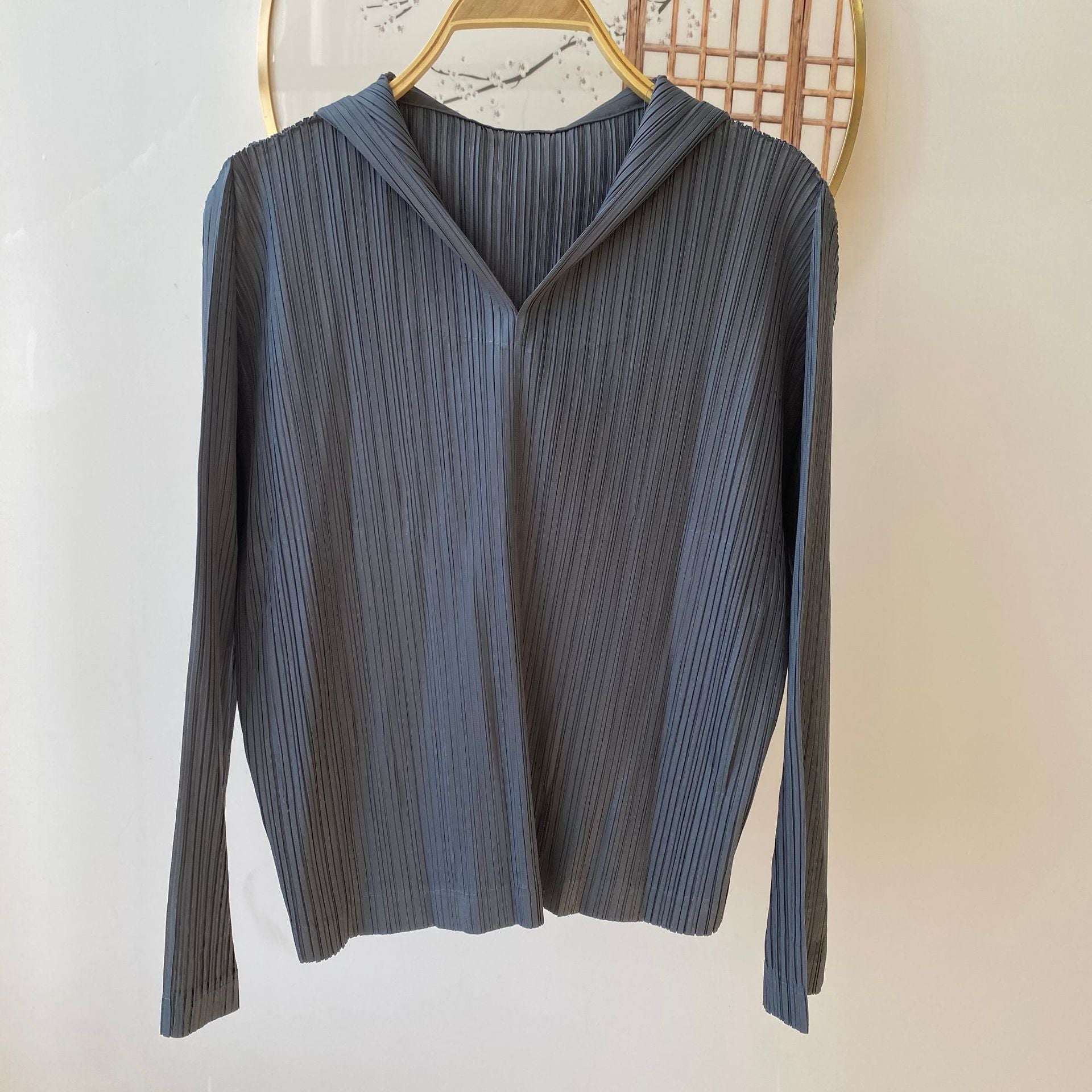 High-end Pleated Fashion Casual Versatile Hooded Sweatshirt