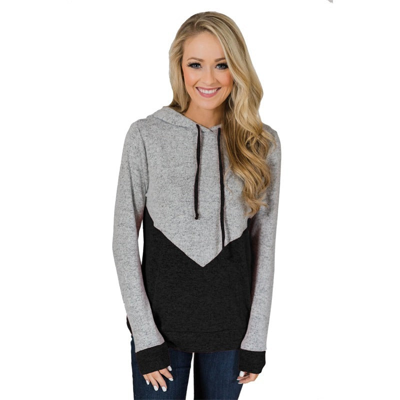 Women's Autumn And Winter Patchwork Sweater Colored Cotton - image 2