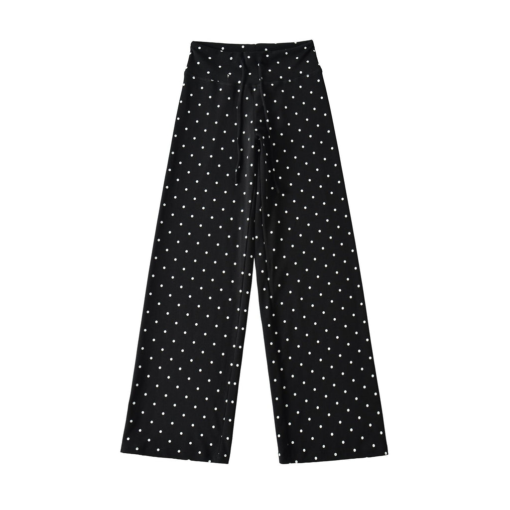 Straight leg wide leg pants