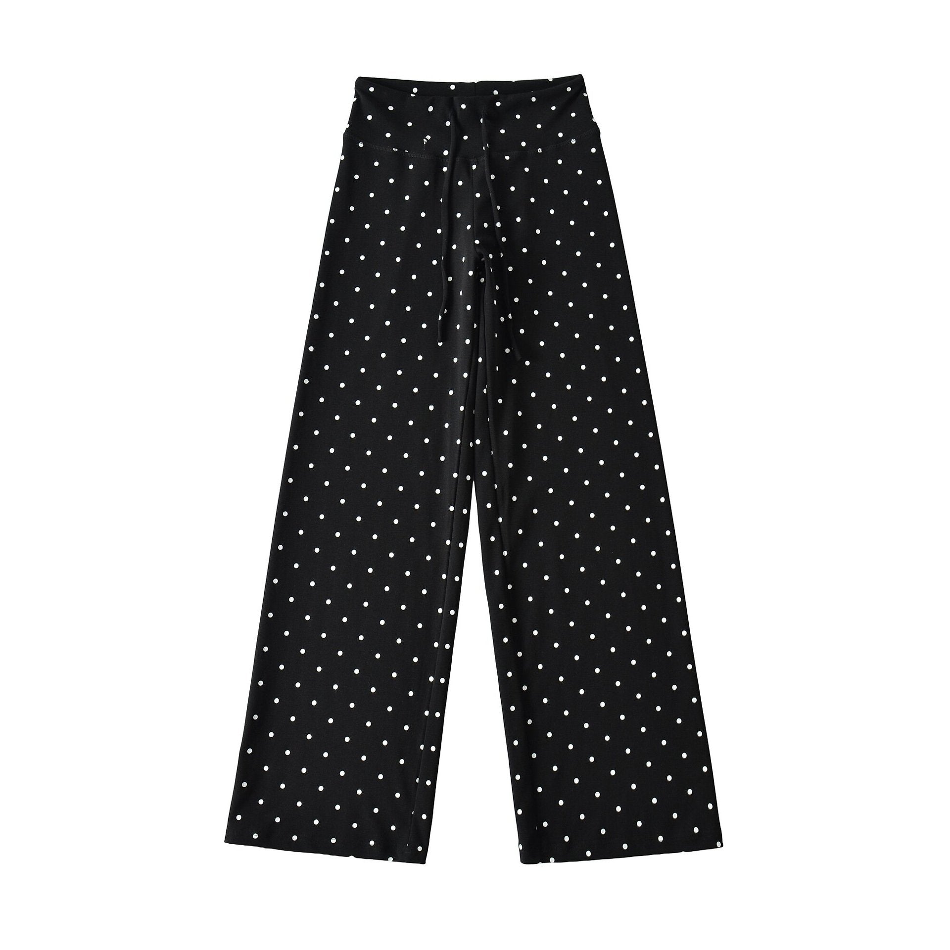 Straight leg wide leg pants