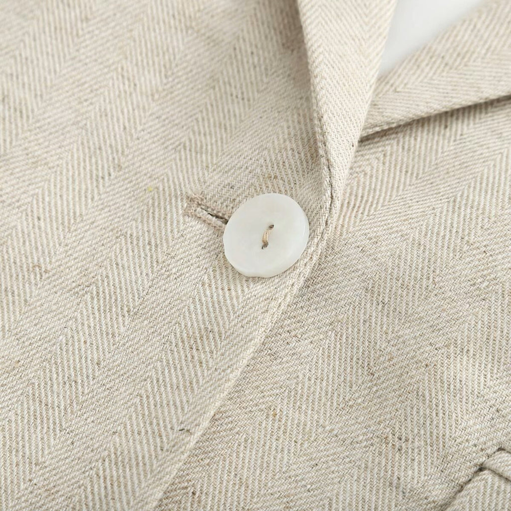 Commuting style minimalist Tencel short suit jacket