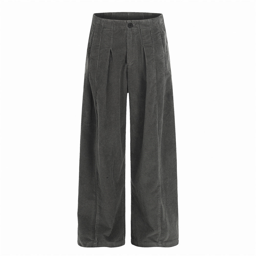 Corduroy wide leg pants