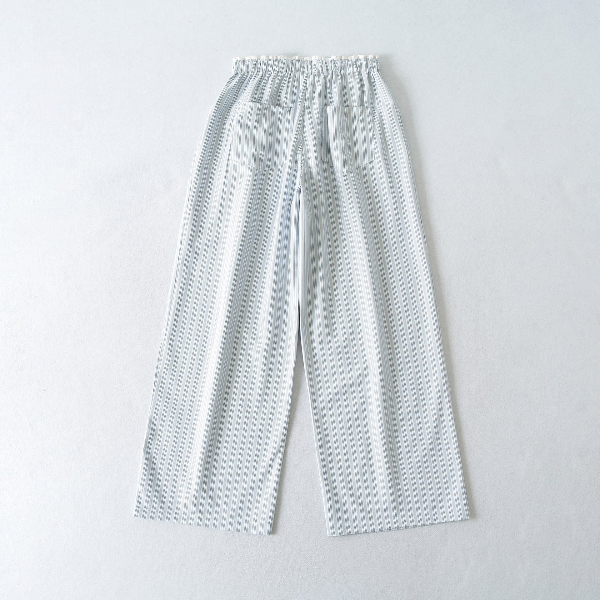 Straight leg wide leg pants