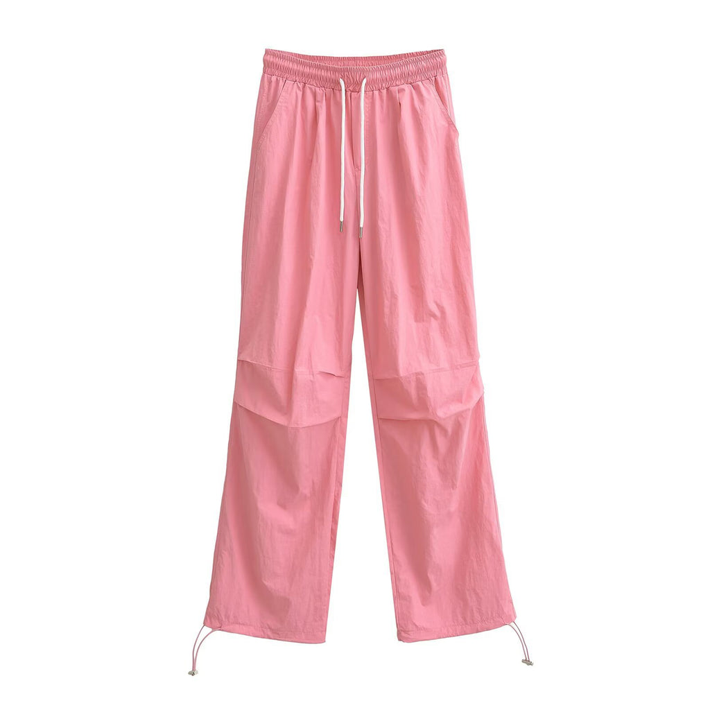 Straight leg wide leg pants