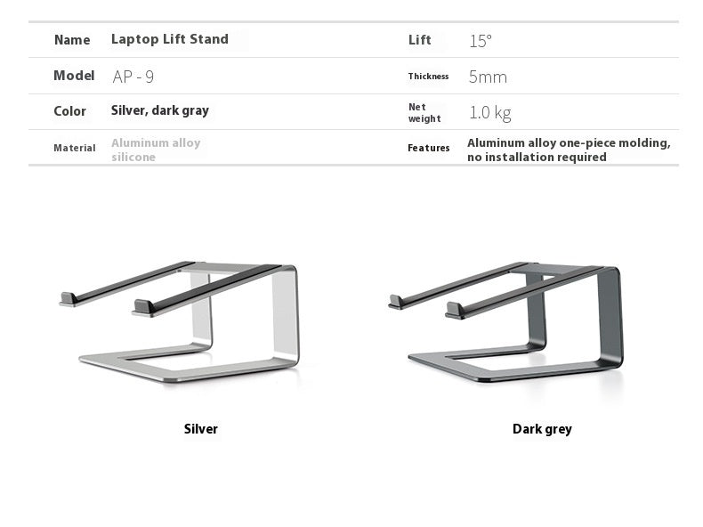 Aluminum Alloy Laptop Stand - image 7