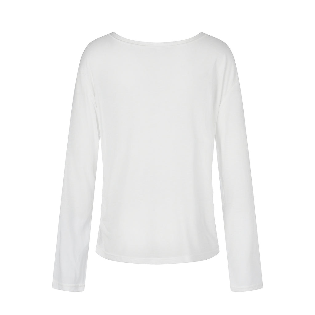 Lightweight Oversized Long Sleeve T-Shirt for Women,Versatile Sun Protection Top