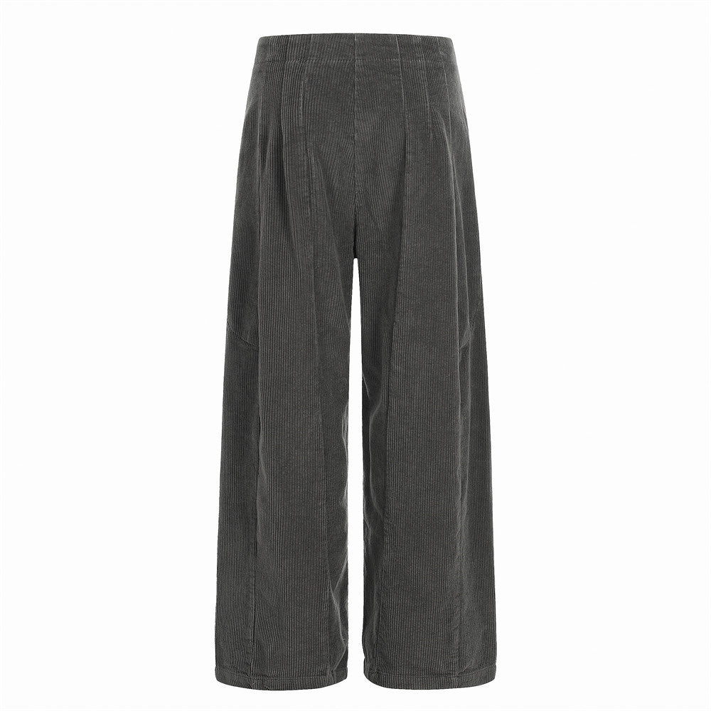 Corduroy wide leg pants