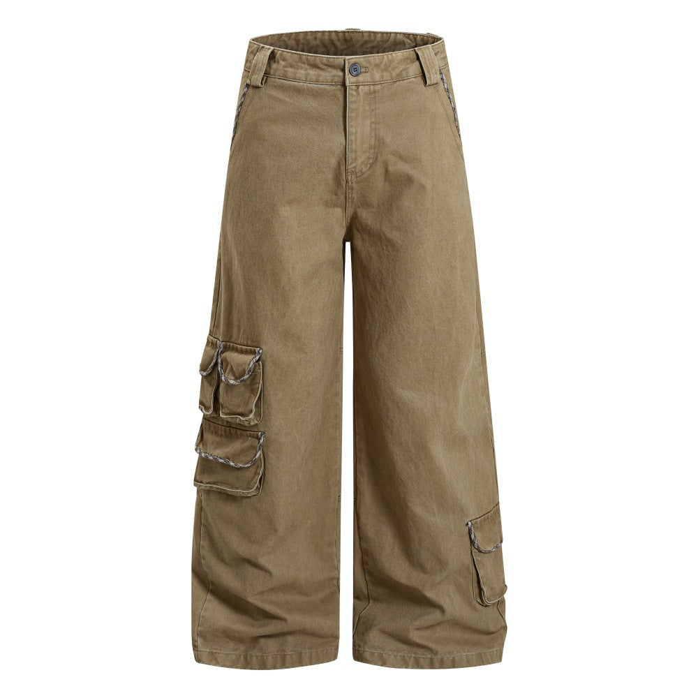 Workwear wide leg pants