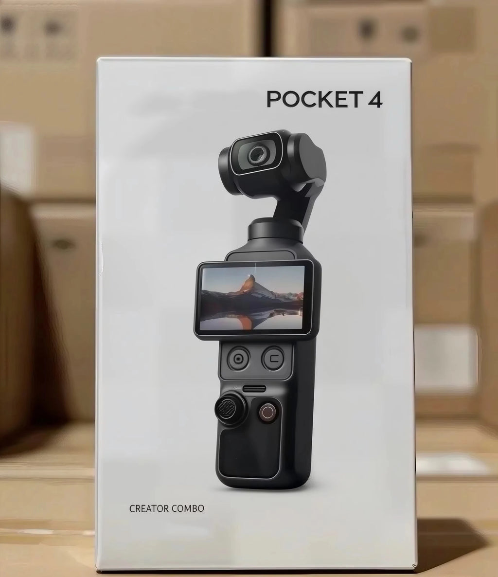 2026 New Osmo Pocket 4 Pocket Sized 3-Axis Stabilized Handheld Camera HDR Video Stereo Recording HD Sports Cameras