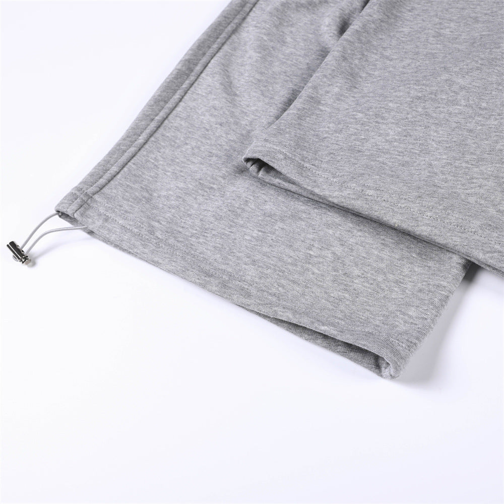 Wide leg straight leg pants