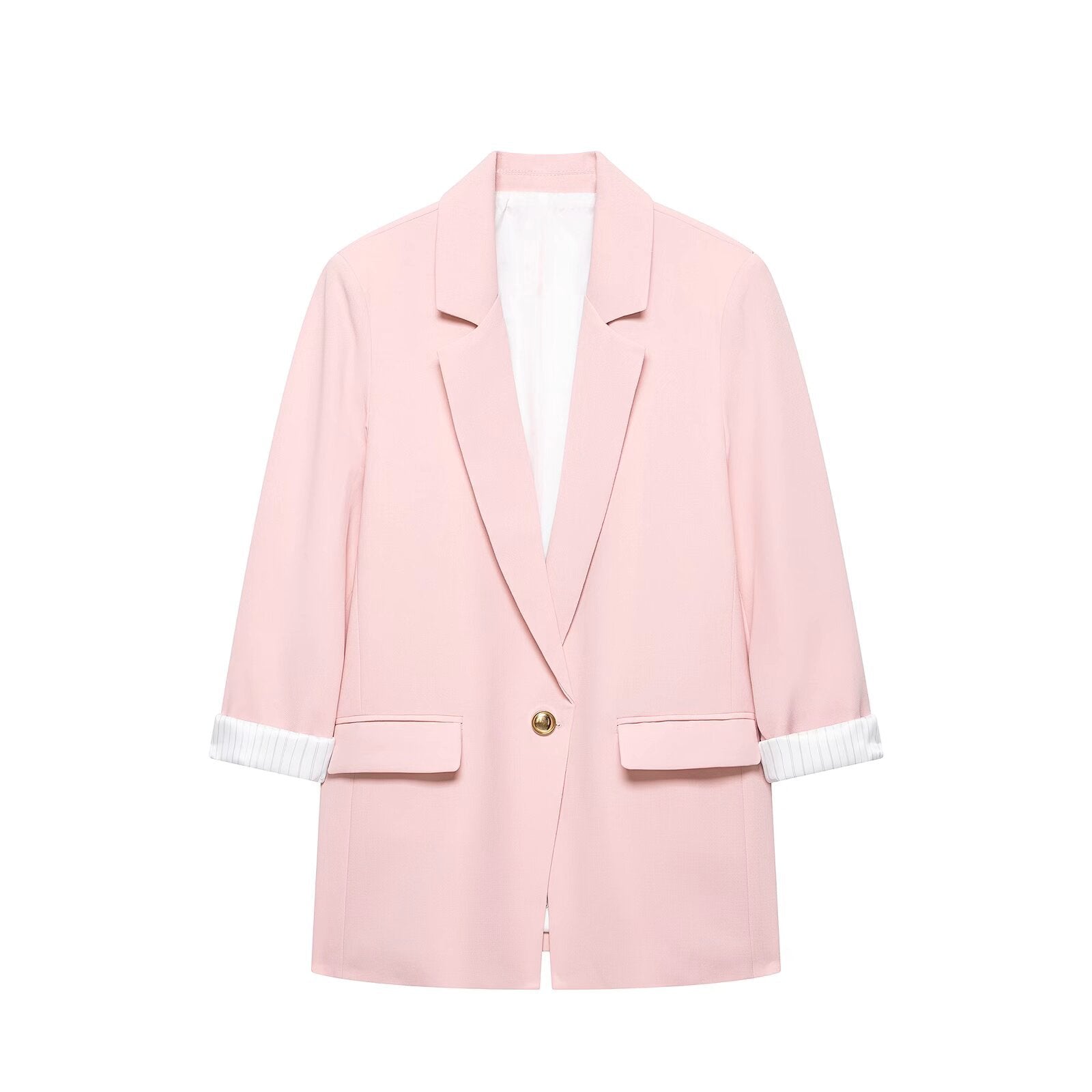 Elegant and casual loose fitting small suit jacket
