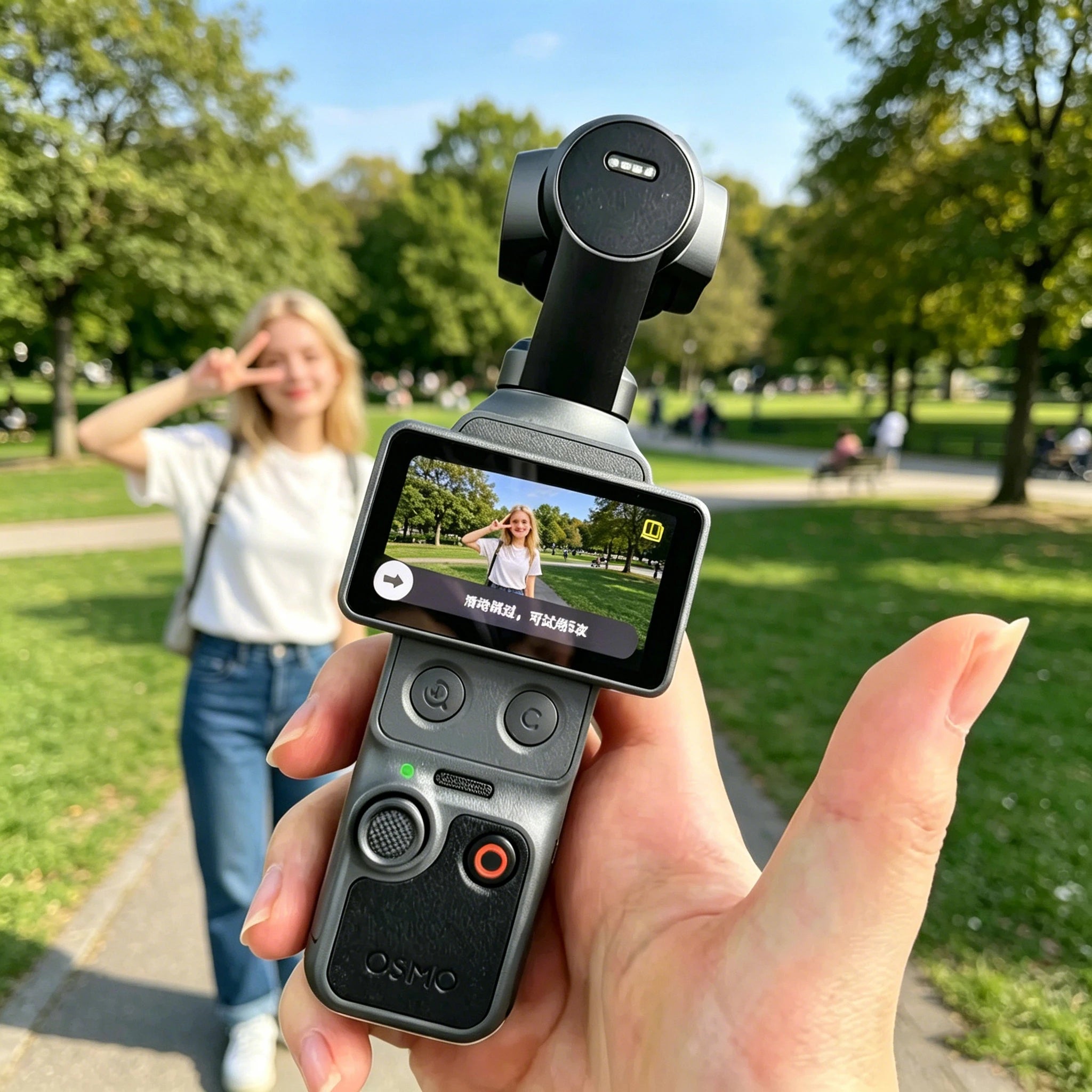 2026 New Osmo Pocket 4 Pocket Sized 3-Axis Stabilized Handheld Camera HDR Video Stereo Recording HD Sports Cameras