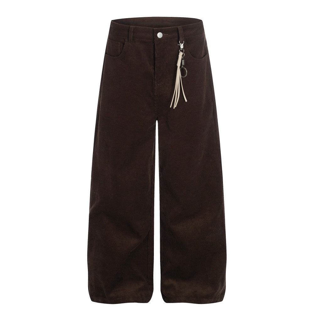 Corduroy wide leg pants
