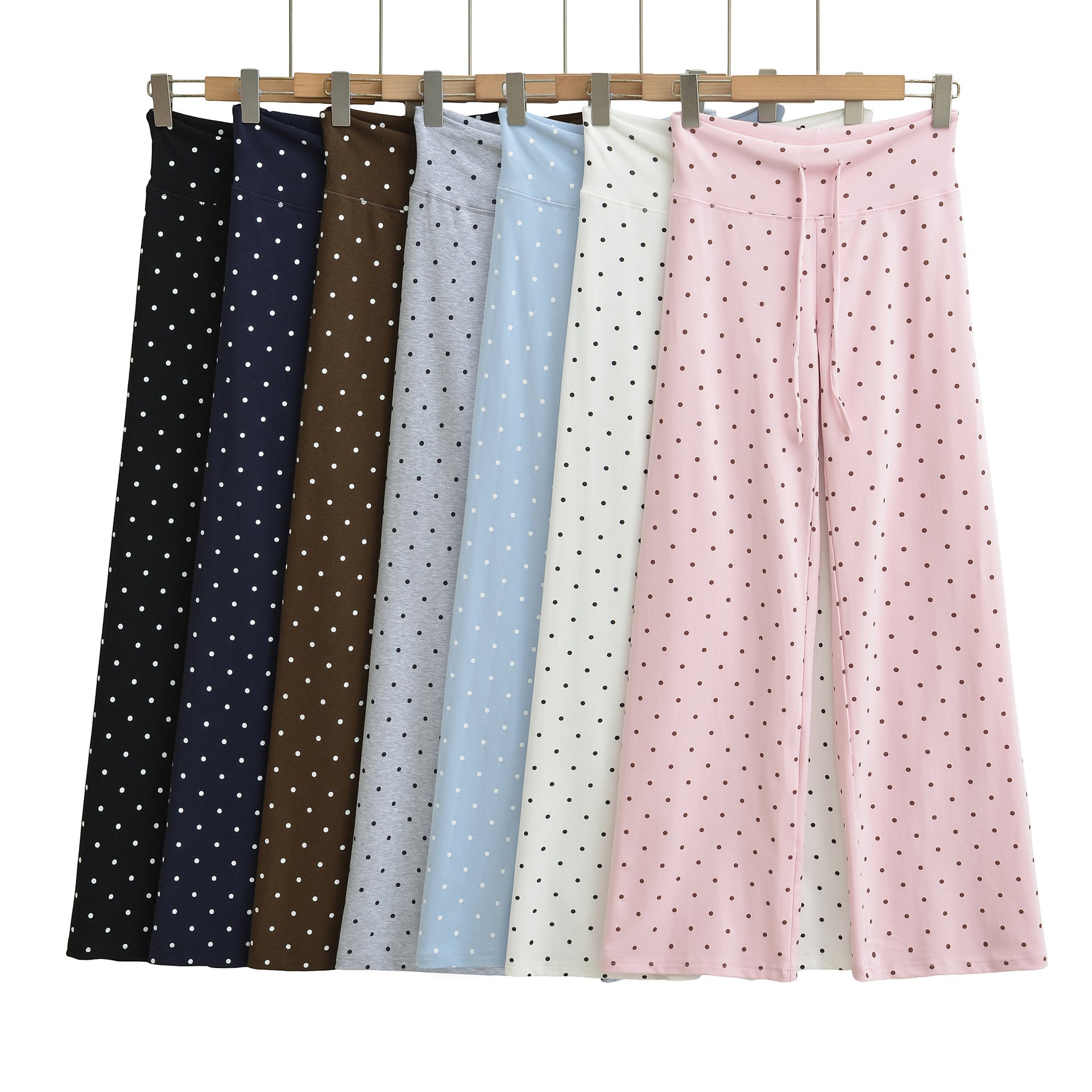 Straight leg wide leg pants