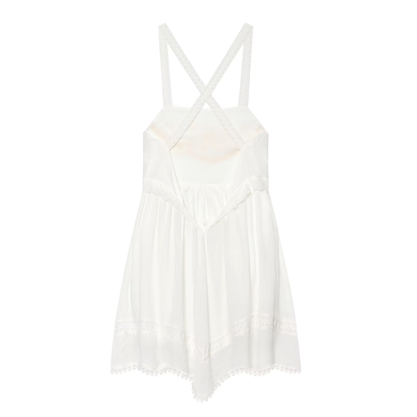 Spicy girl chiffon embroidered mini dress