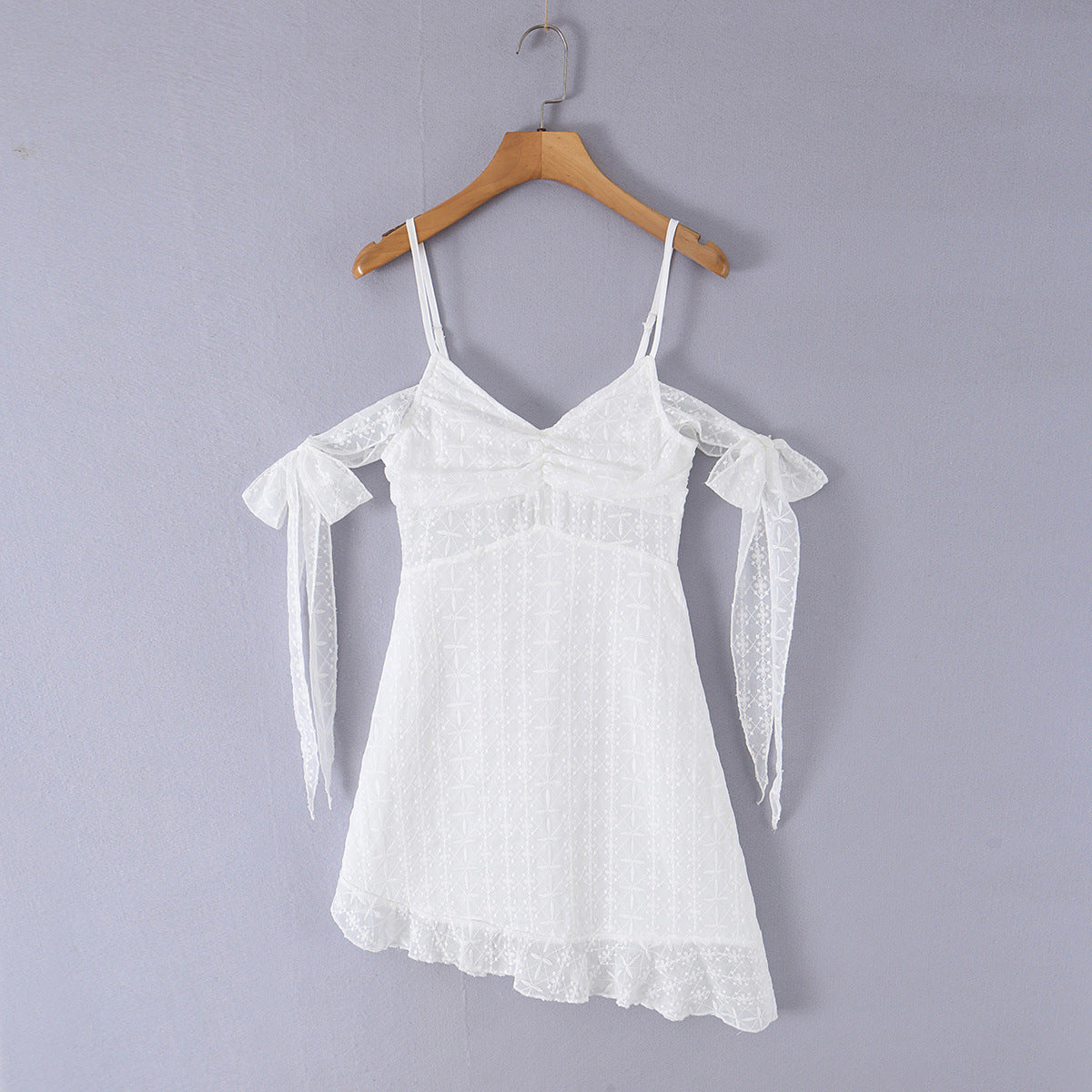 Pure Desire Style Lace Strap Perspective Strap Dress