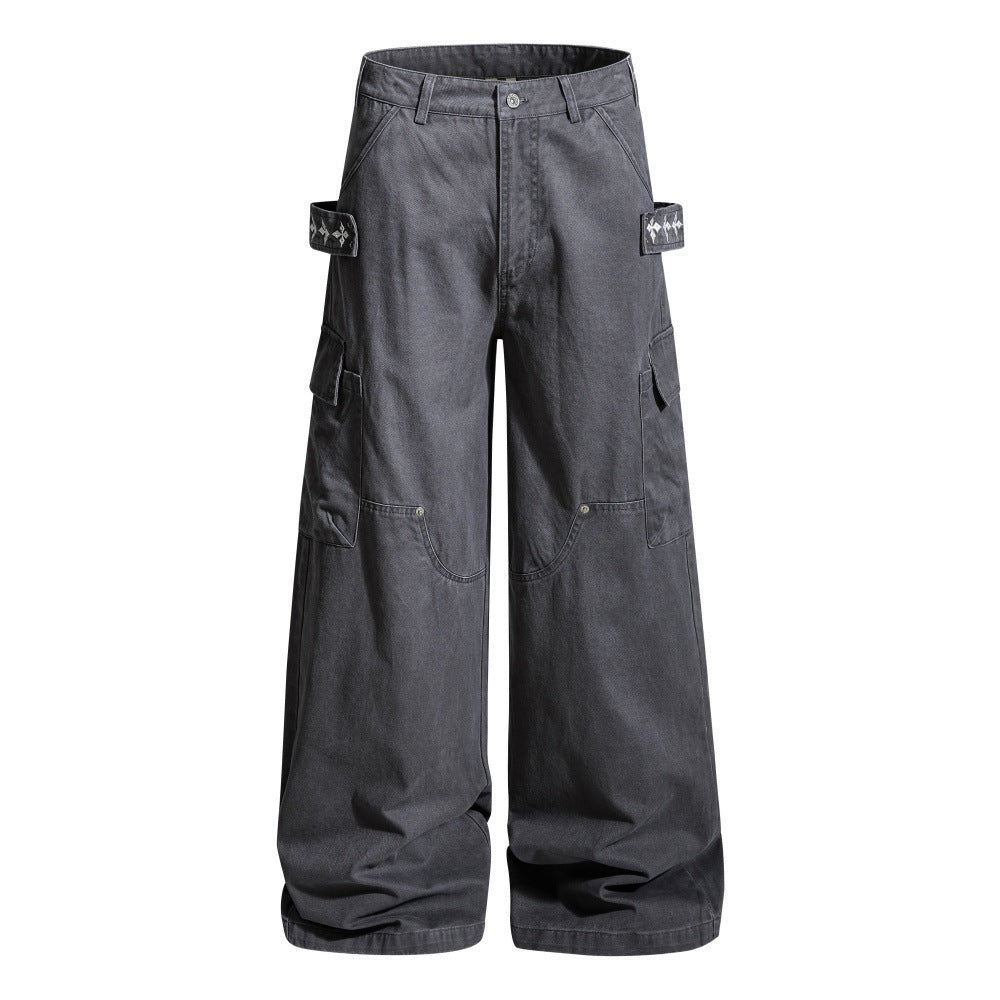 Workwear wide leg pants