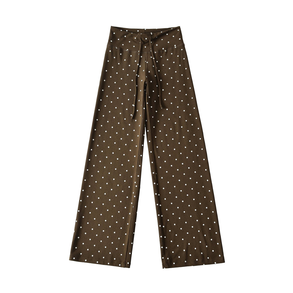 Straight leg wide leg pants